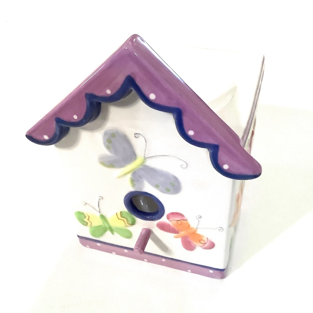 Yankee Candle birdhouse tart warmer butterflies